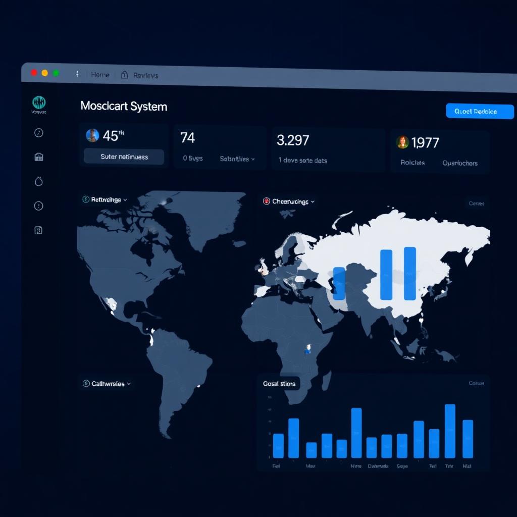 GlobalTrade System Dashboard Interface